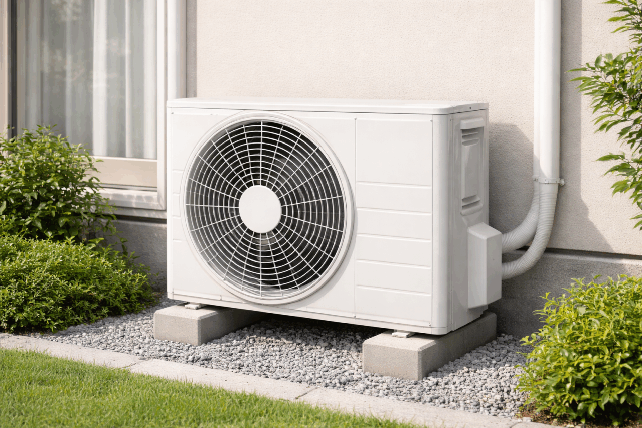 住宅の室外機のイメージ