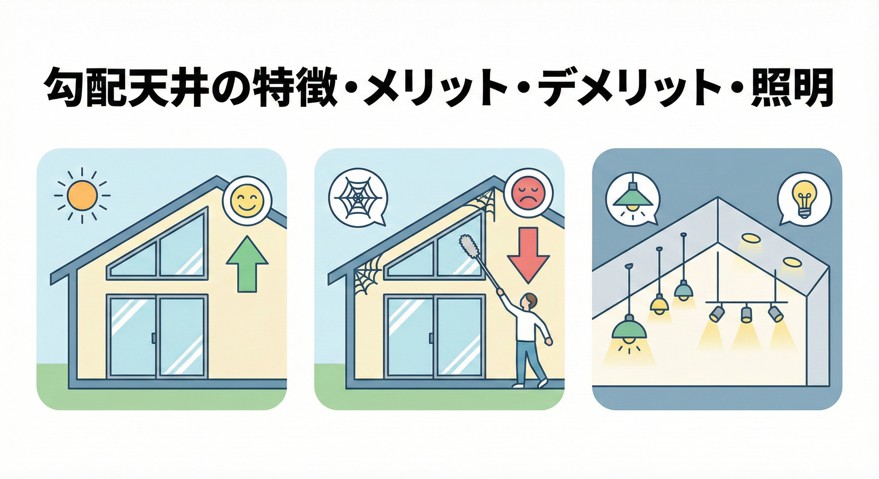 天井　照明　アイキャッチ