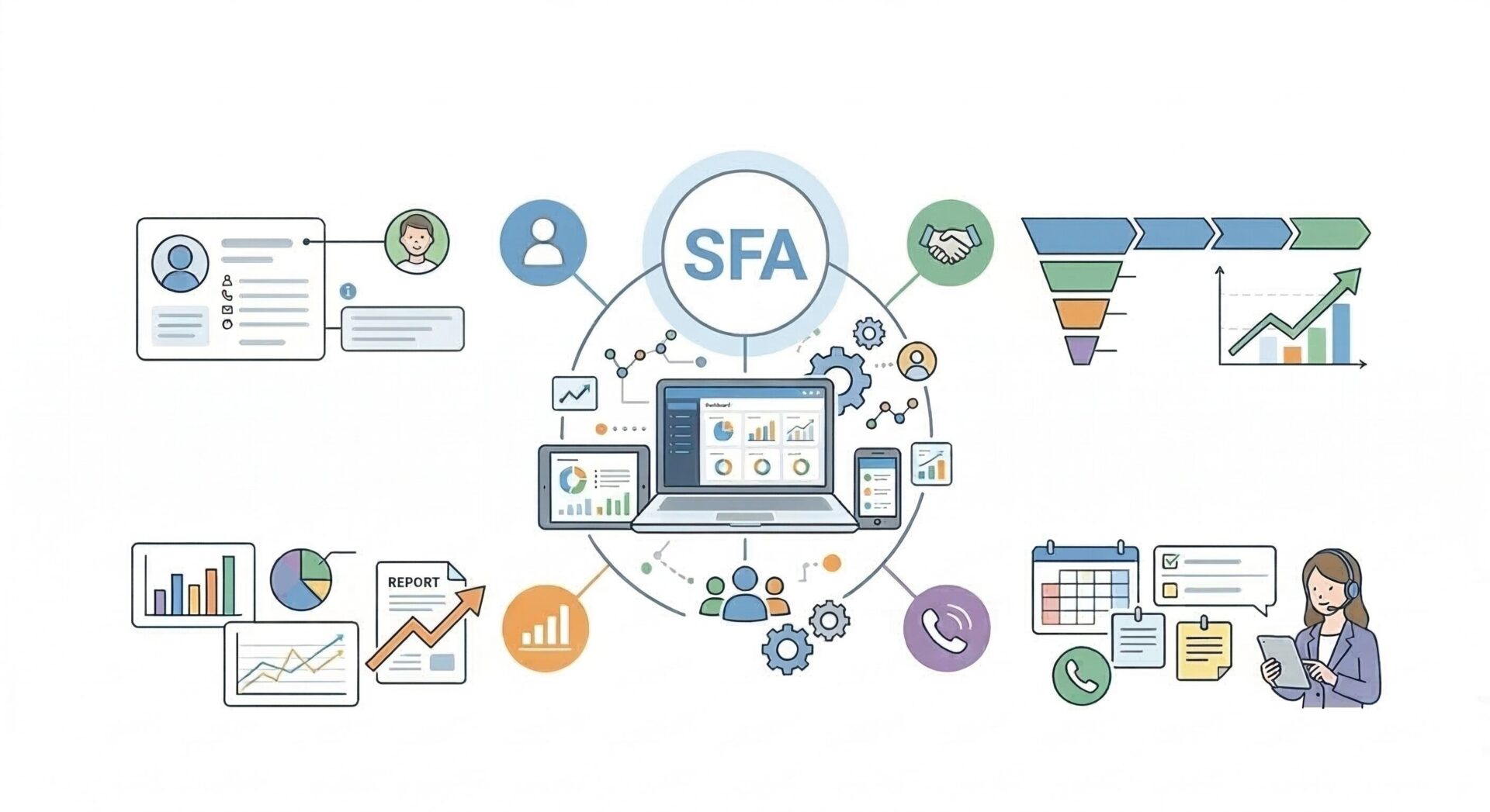 SFAのサービス概要と比較ポイント