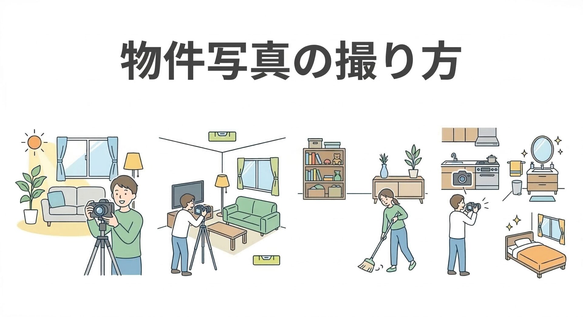 物件写真の撮り方