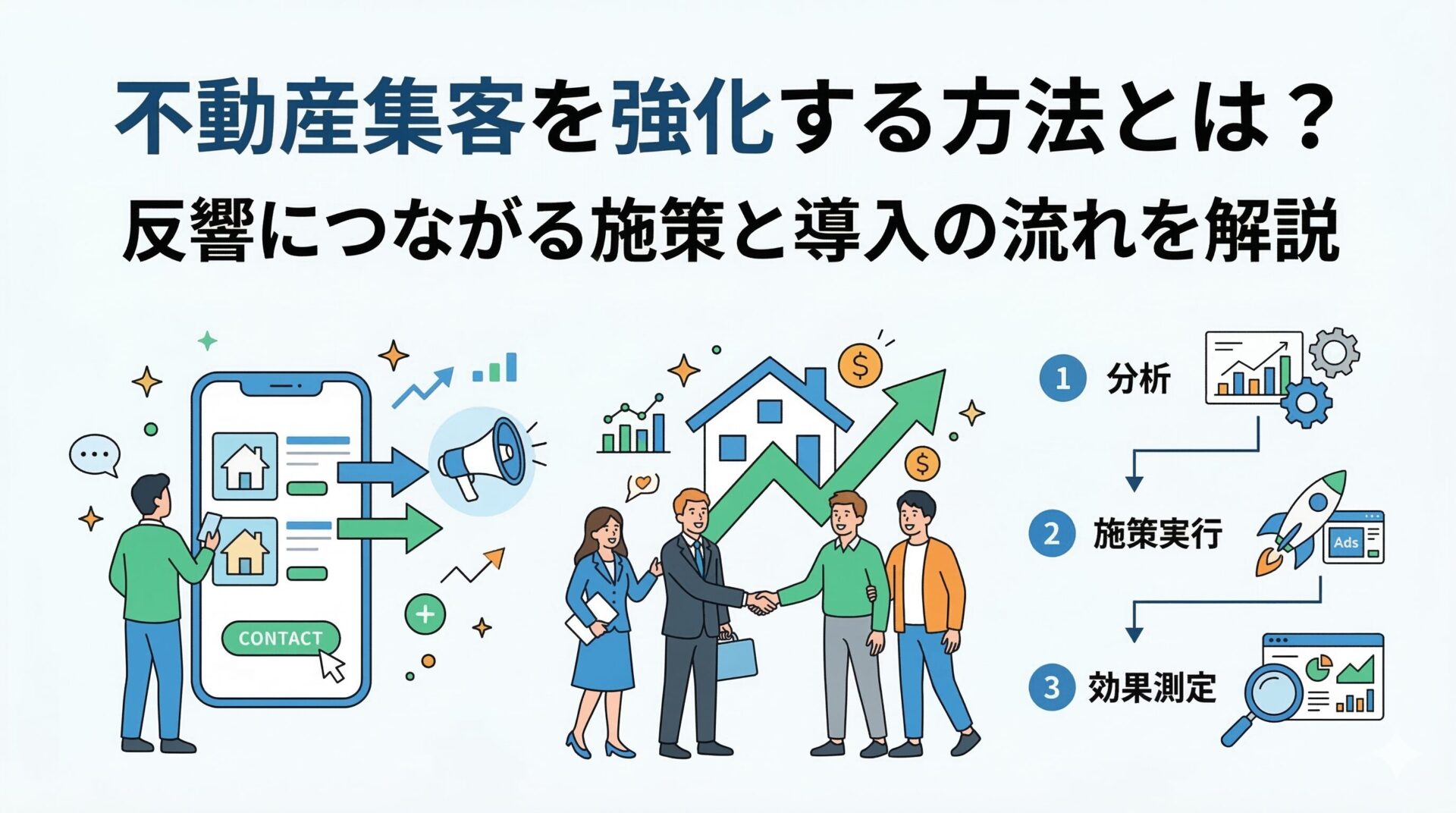 不動産集客を強化する方法とは？反響につながる施策と導入の流れを解説