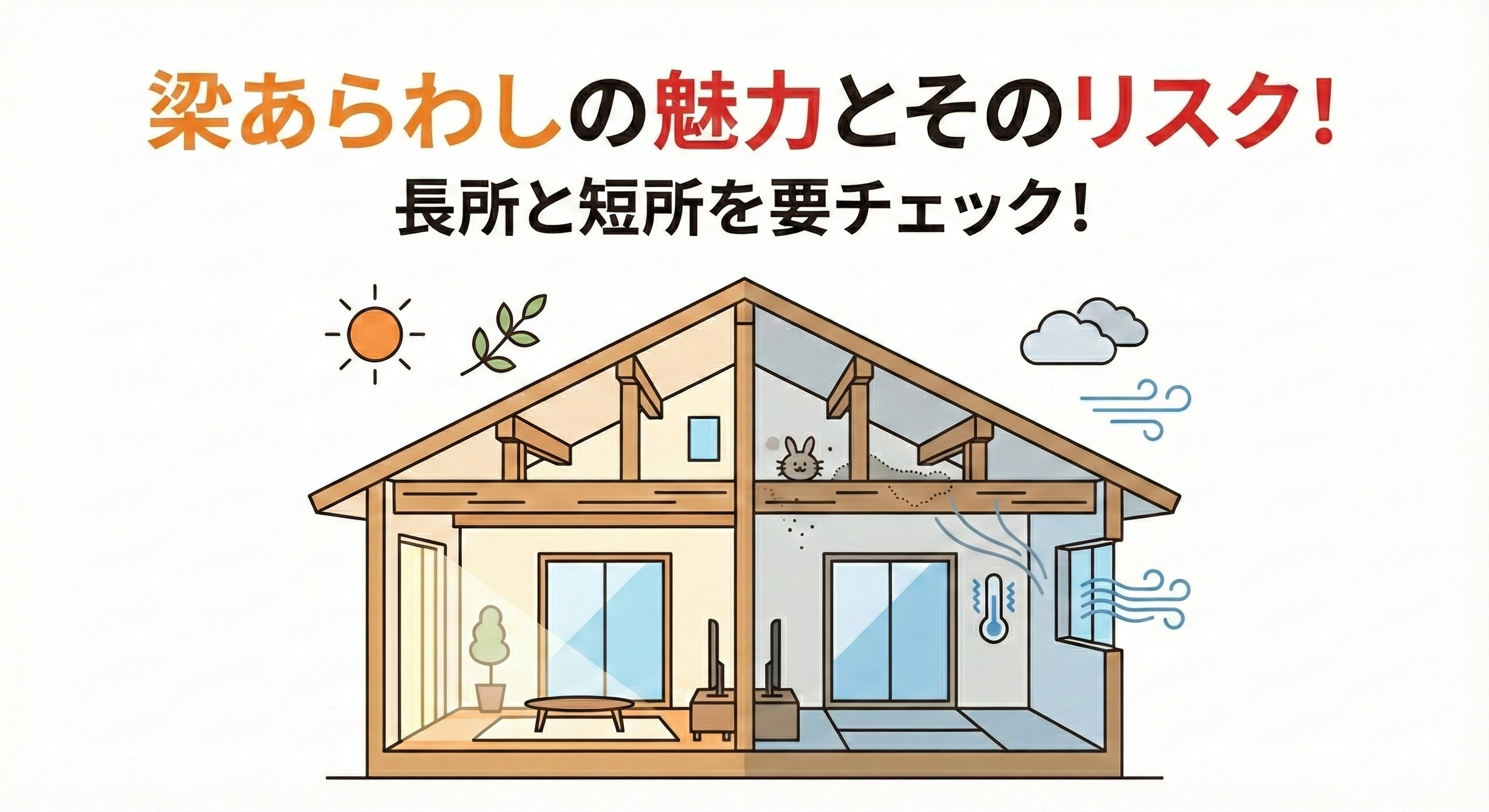 アイキャッチ梁あらわし