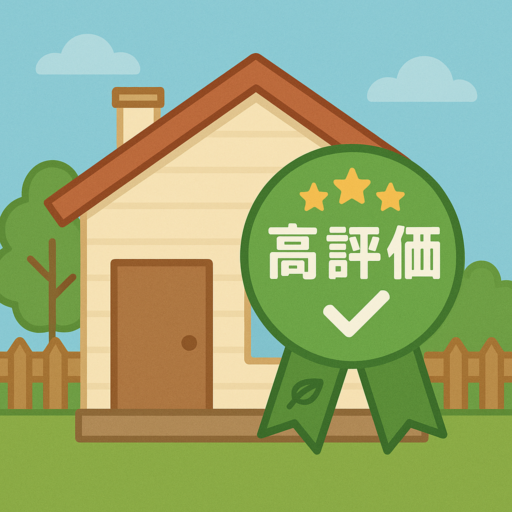 高評価の家のイメージ