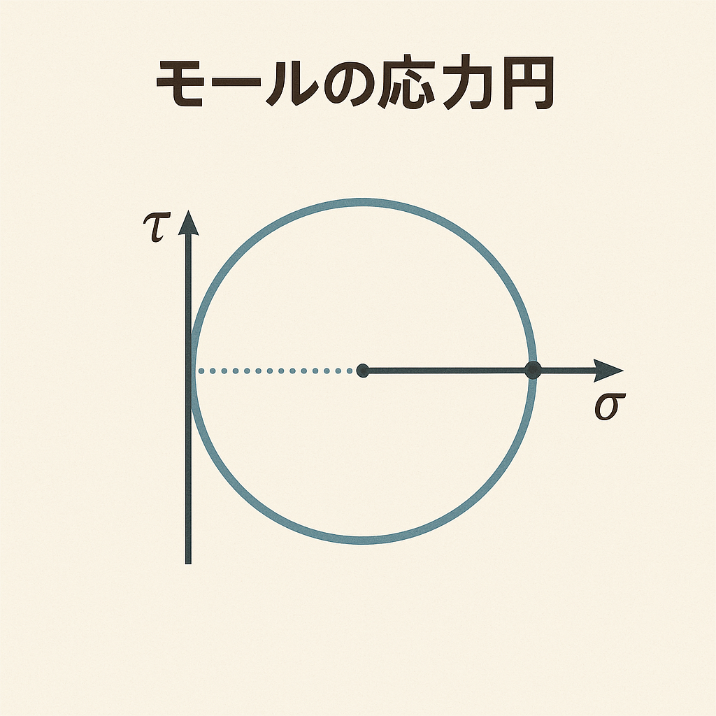 モールの応力円イメージ